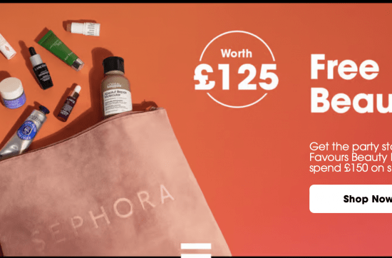 Sephora Party Favours Beauty Bag 2023