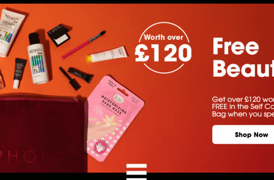 Sephora Self Care School Beauty Bag
