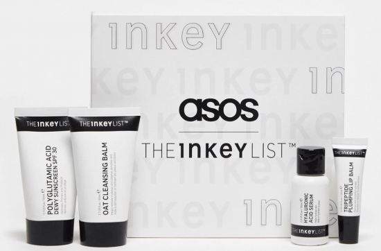 ASOS x The INKEY List Plump & Glow Skincare Set 2024